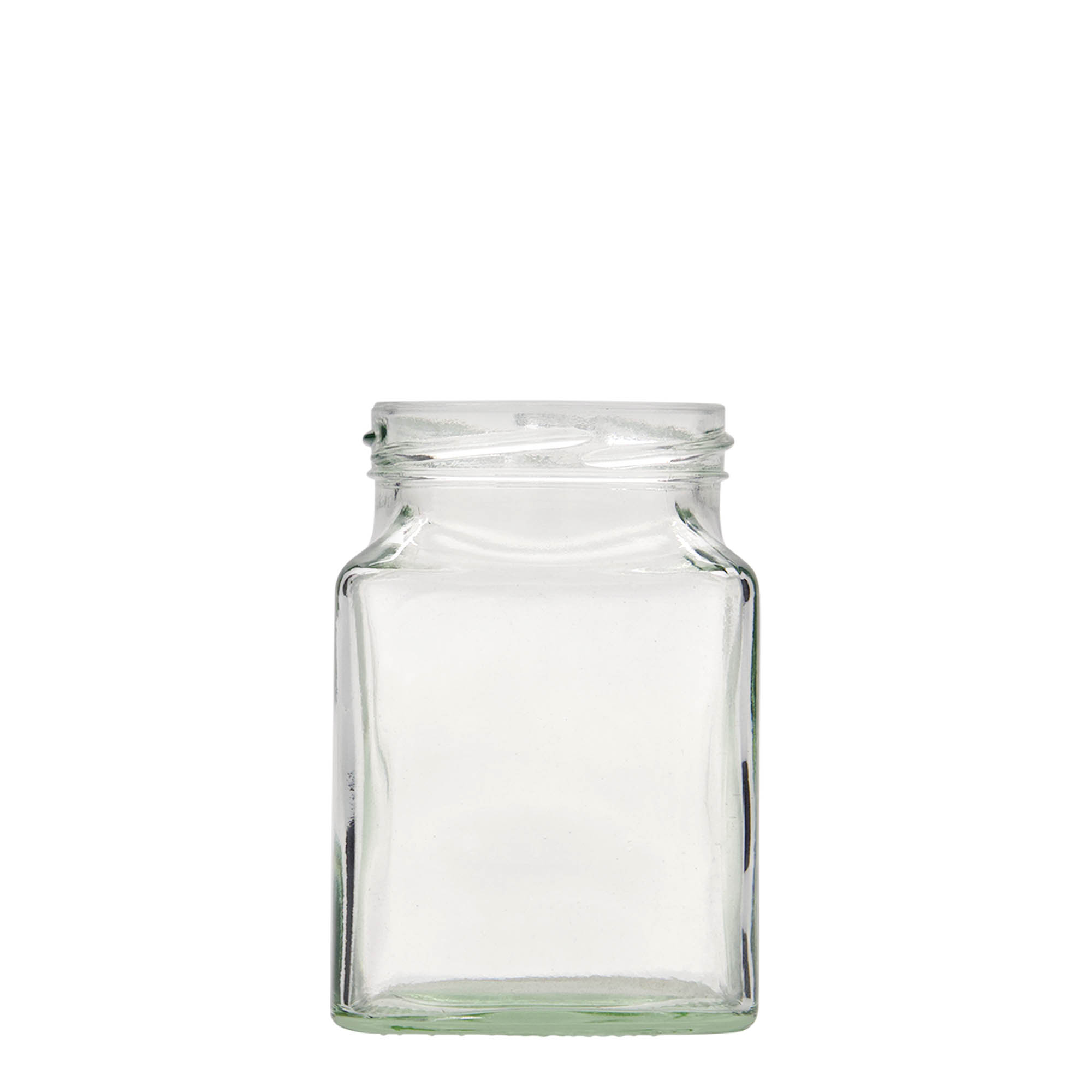 314 ml τετράγωνο γυάλινο δοχείο, στόμιο: Twist-Off (TO 63) 314 ml τετράγωνο γυάλινο δοχείο, στόμιο: Twist-Off (TO 63)