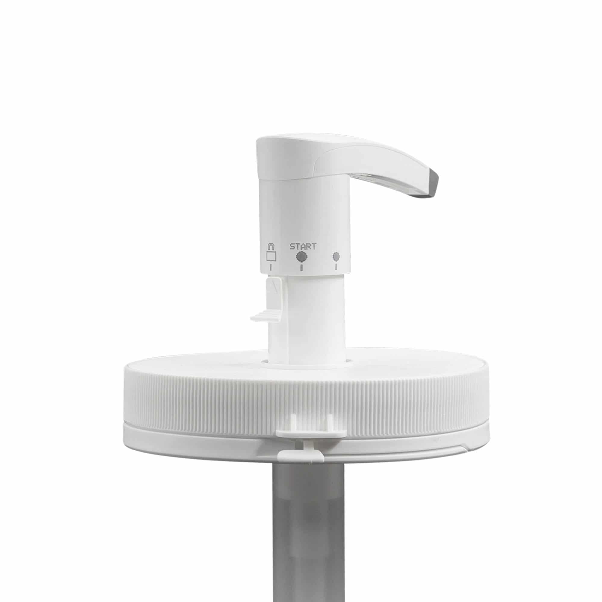 Αντλία για μπουκάλι 'Securibox' 1.240 ml, πλαστικό PE, λευκή, για στόμιο: βιδωτό πώμα