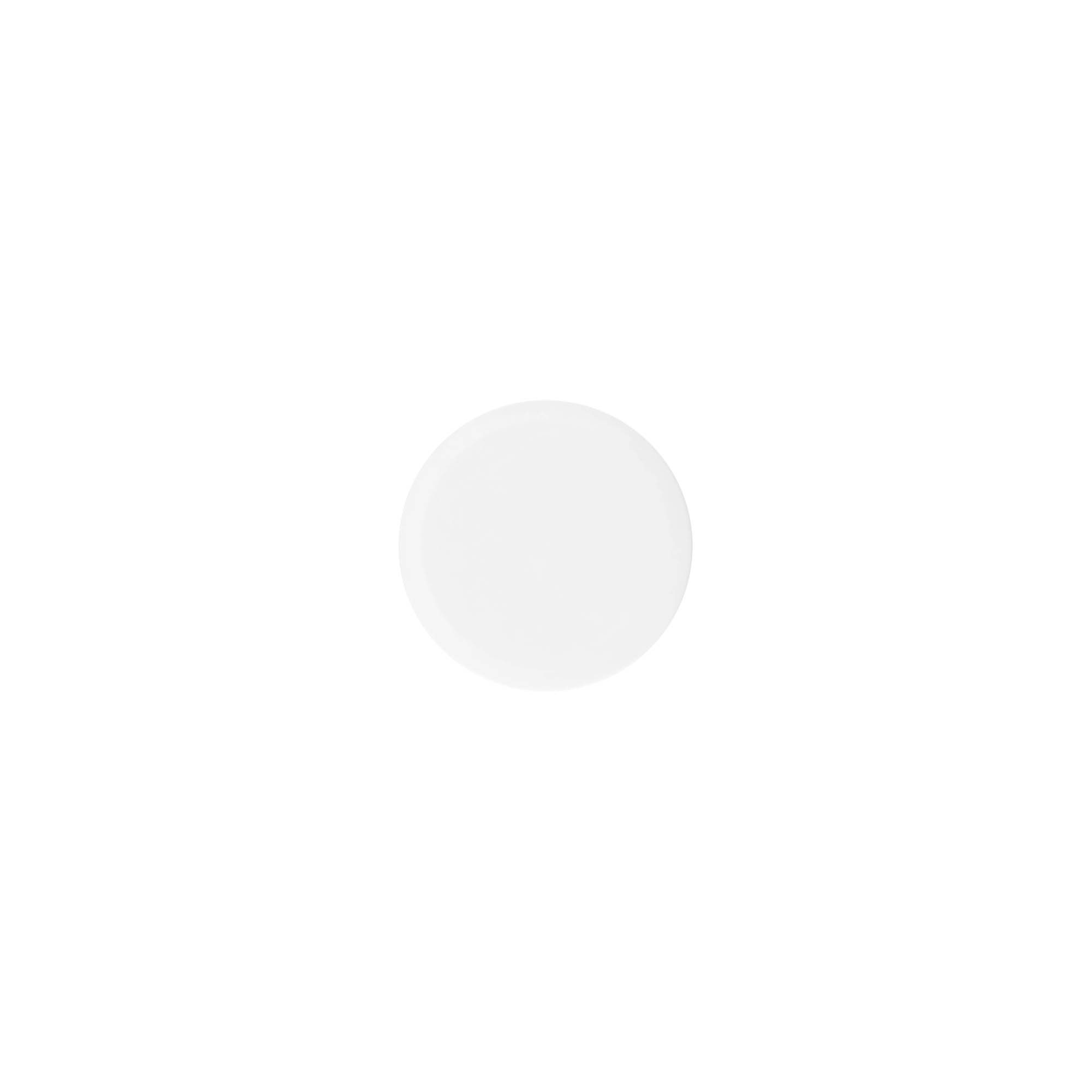 Βιδωτό καπάκι 'White Line' 12ml, πλαστικό PP, λευκό
