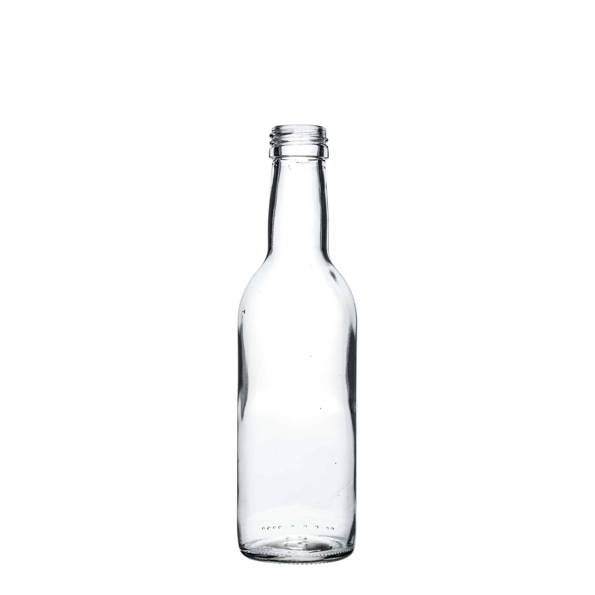 250 ml γυάλινο μπουκάλι 'Bordeaux', στόμιο: PP 28