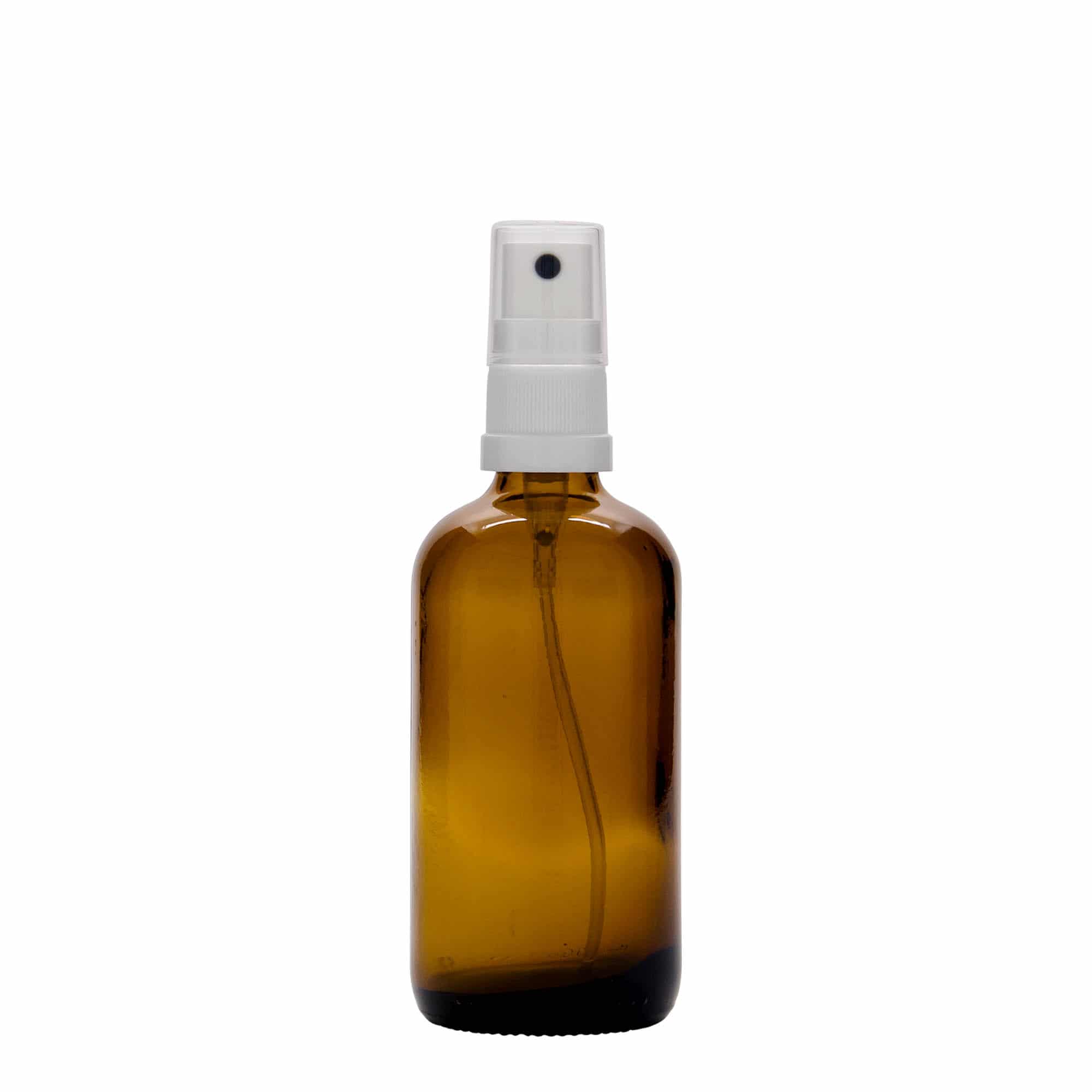 Μπουκάλι ψεκασμού φαρμάκου 100 ml, γυάλινο, καφέ, στόμιο: DIN 18 Μπουκάλι ψεκασμού φαρμάκου 100 ml, γυάλινο, καφέ, στόμιο: DIN 18