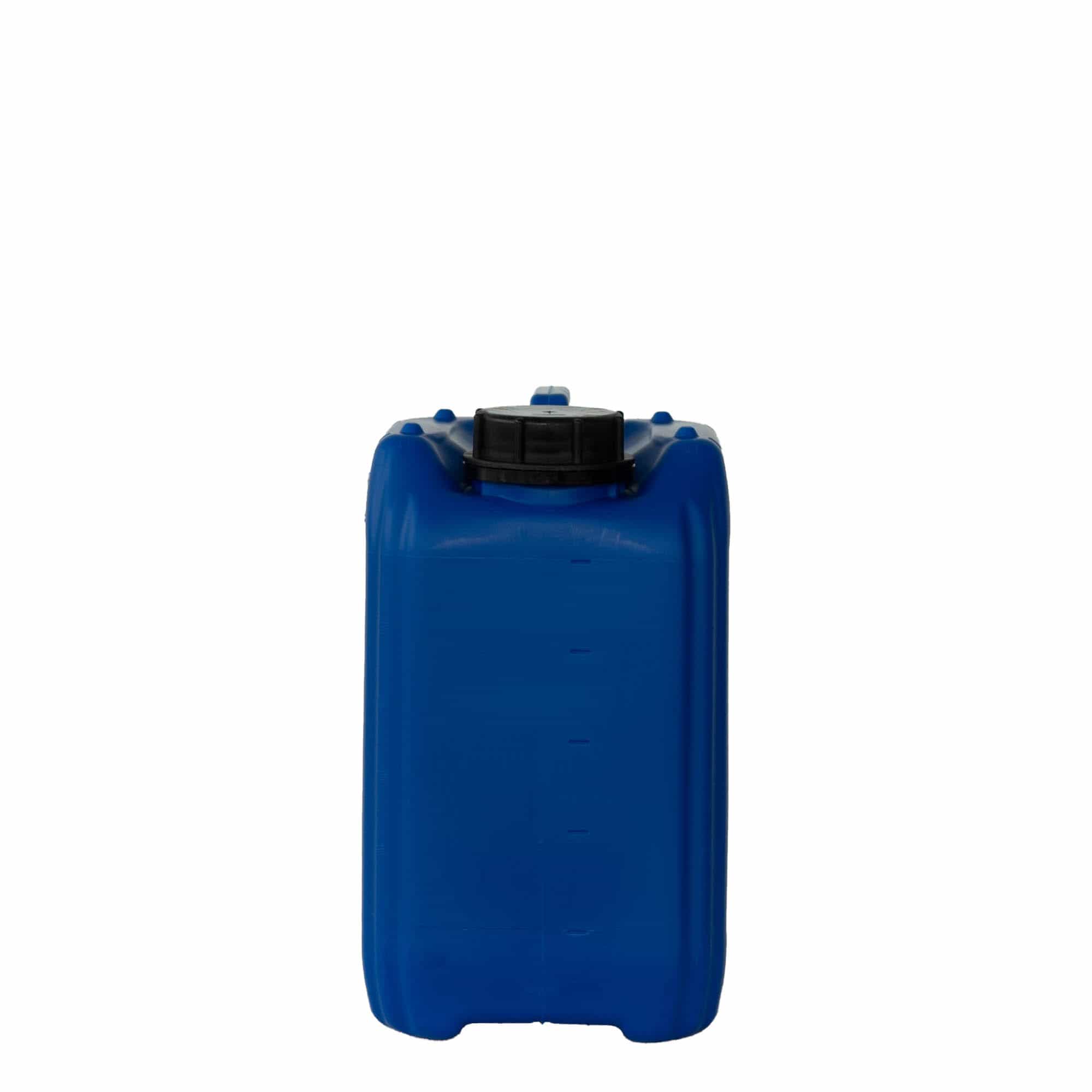 Μπιτόνι 5 l, ορθογώνιο, πλαστικό HDPE, μπλε, στόμιο: ND 55