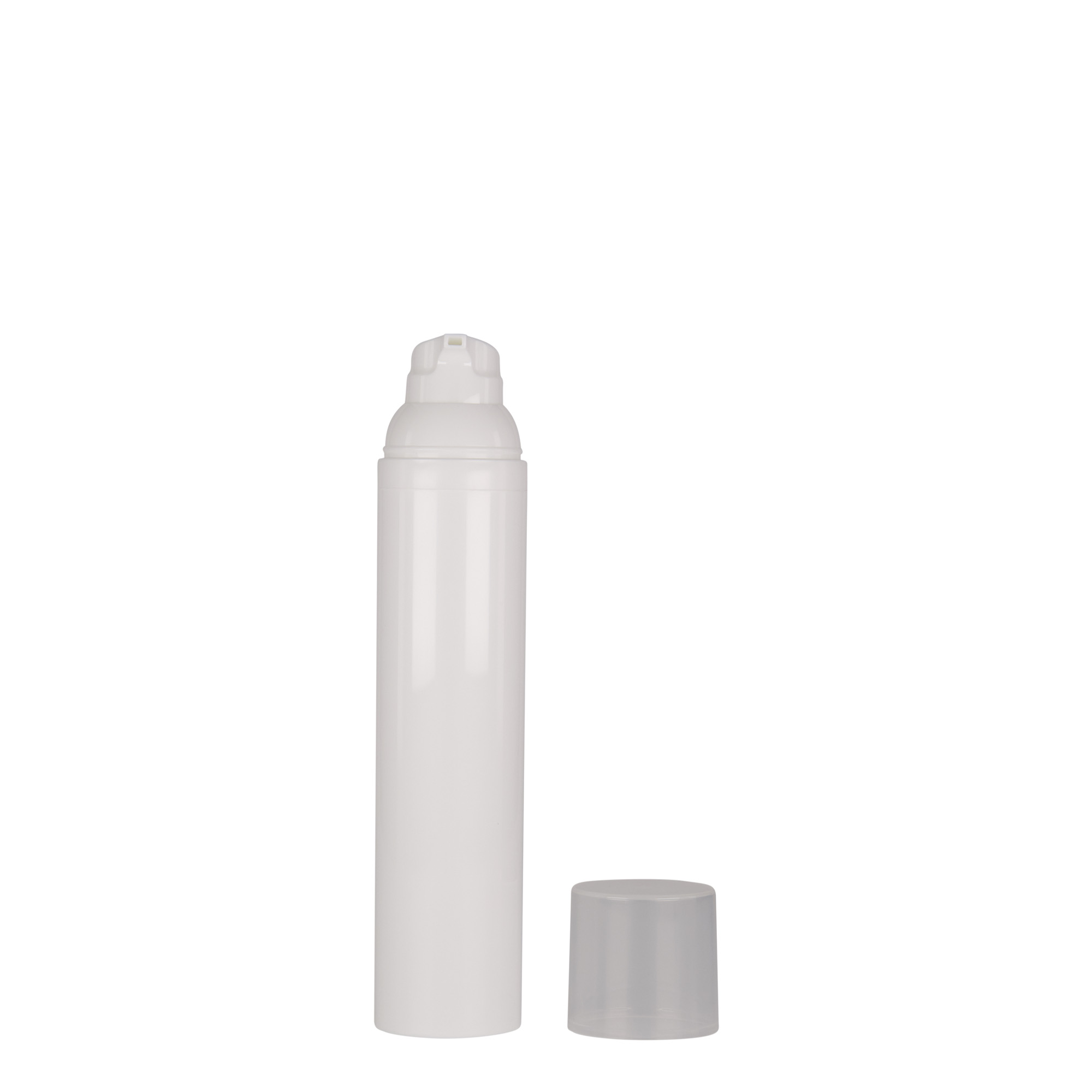 100 ml Airless διανομέας 'Mezzo', πλαστικό PP, λευκό 100 ml Airless διανομέας 'Mezzo', πλαστικό PP, λευκό
