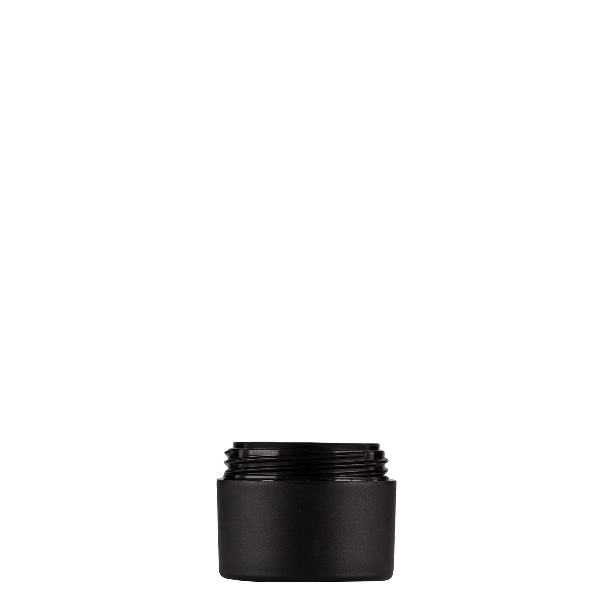 5 ml πλαστικό δοχείο 'Antonella', PP, μαύρο, στόμιο: βιδωτό καπάκι
