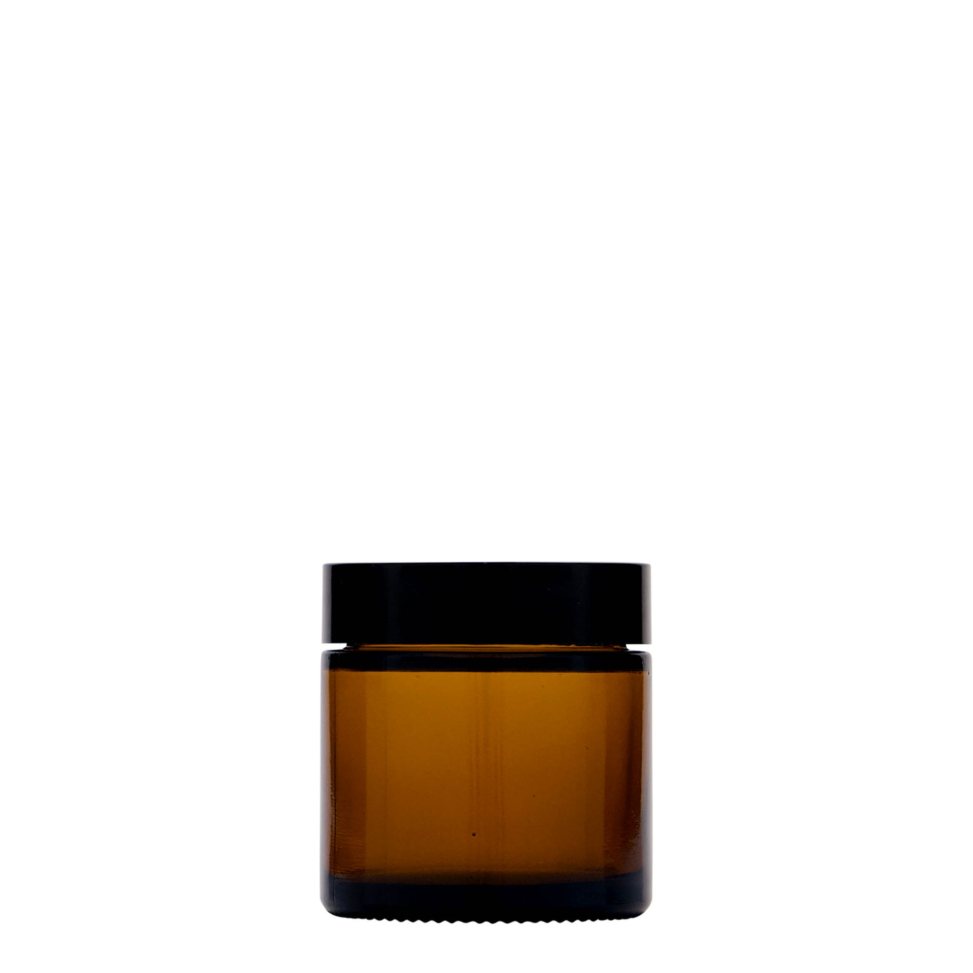 60 ml βαζάκι 'Brown Line', γυαλί, καφέ, στόμιο: βιδωτό καπάκι