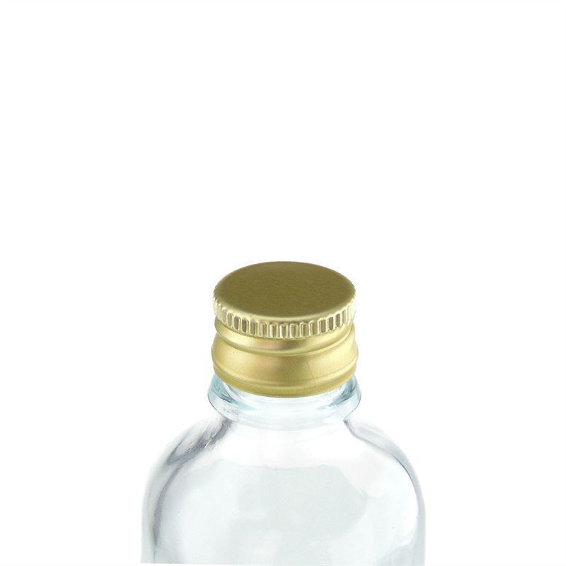 Βιδωτό καπάκι, μέταλλο, χρυσό, για στόμιο: PP 18 Βιδωτό καπάκι, μέταλλο, χρυσό, για στόμιο: PP 18