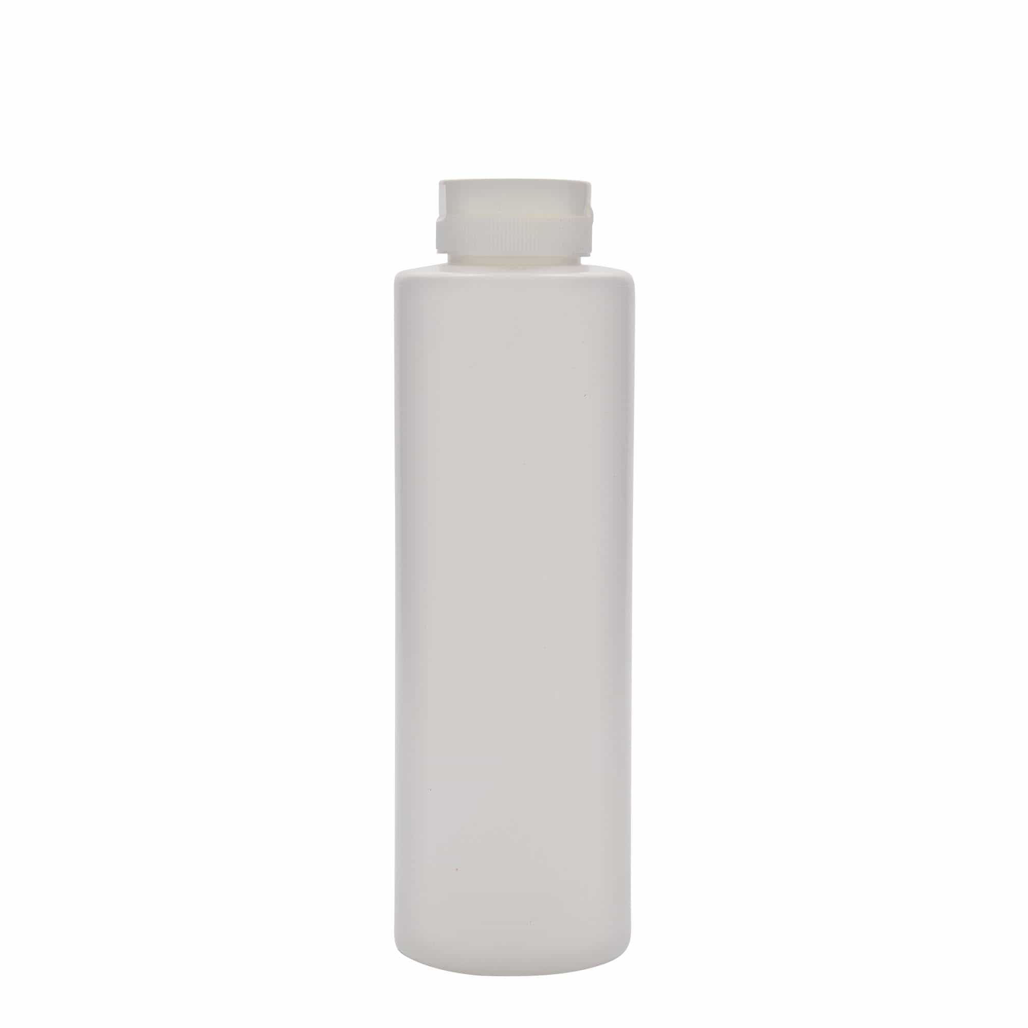 Μπουκάλι για σως 500 ml, πλαστικό LDPE, λευκό, στόμιο: 38/400