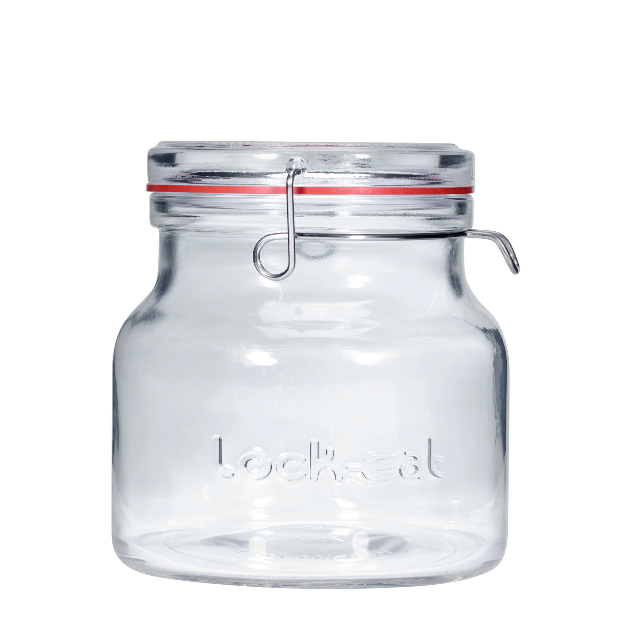 1.500 ml γυάλινο βάζο με σύρμα 'Lock-Eat', στόμιο: κλείσιμο με σύρμα