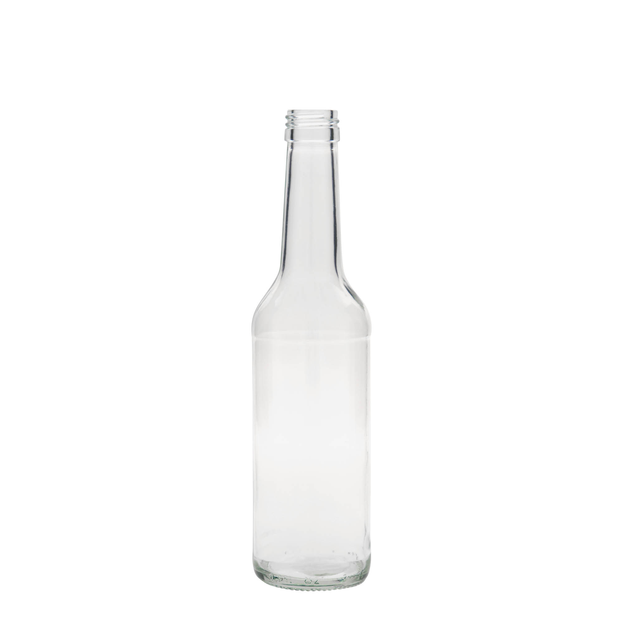 350 ml γυάλινο μπουκάλι με ίσιο λαιμό, στόμιο: PP 28