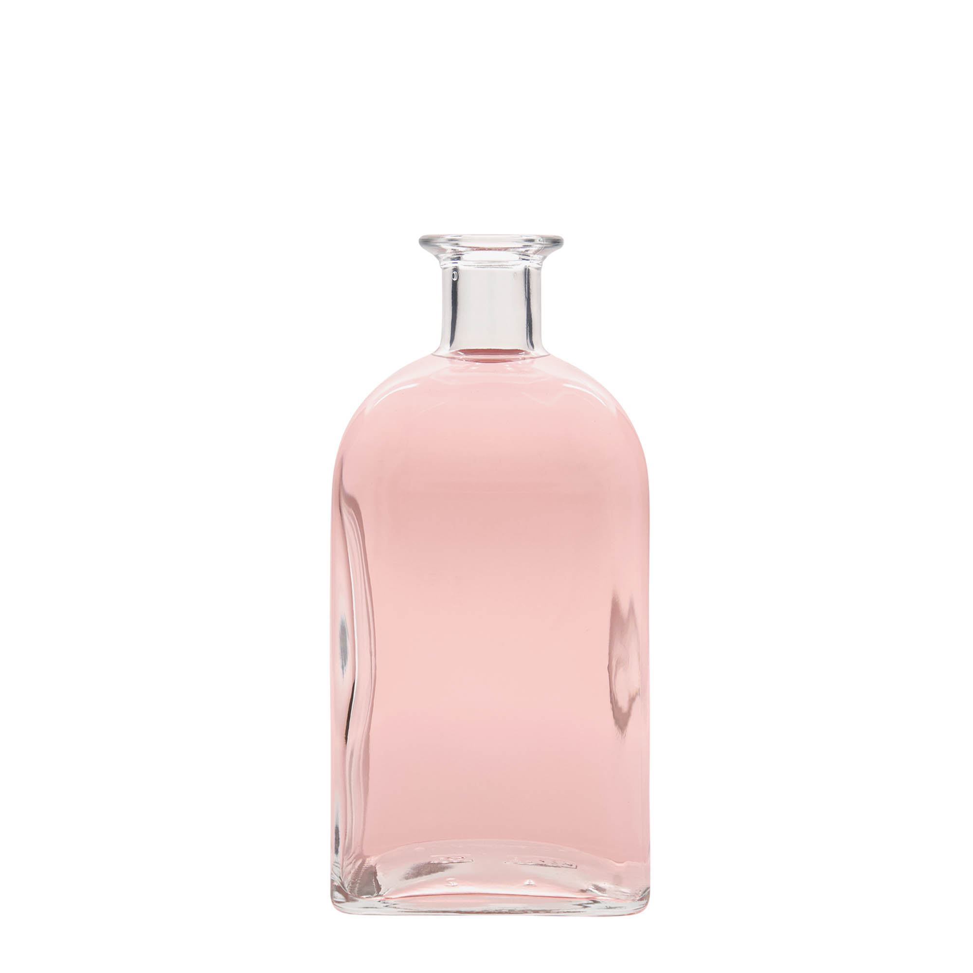 700 ml γυάλινο μπουκάλι Apotheker Carré, τετράγωνο, στόμιο: φελλός