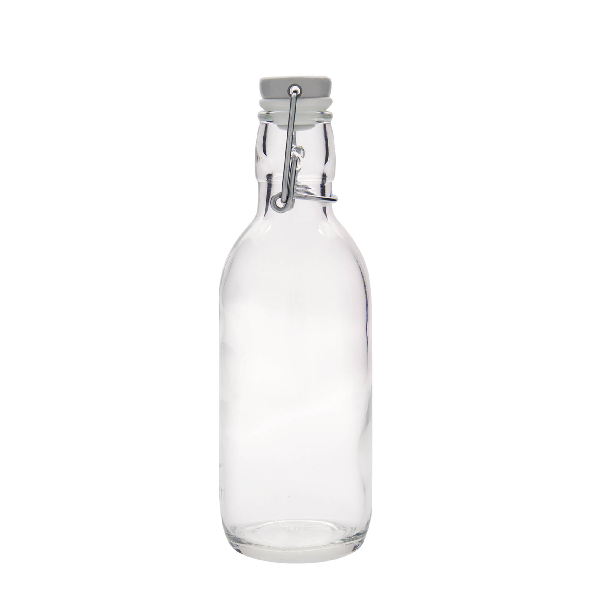 500 ml γυάλινο μπουκάλι 'Emilia', στόμιο: κλείσιμο με μπρούτζινο κλιπ