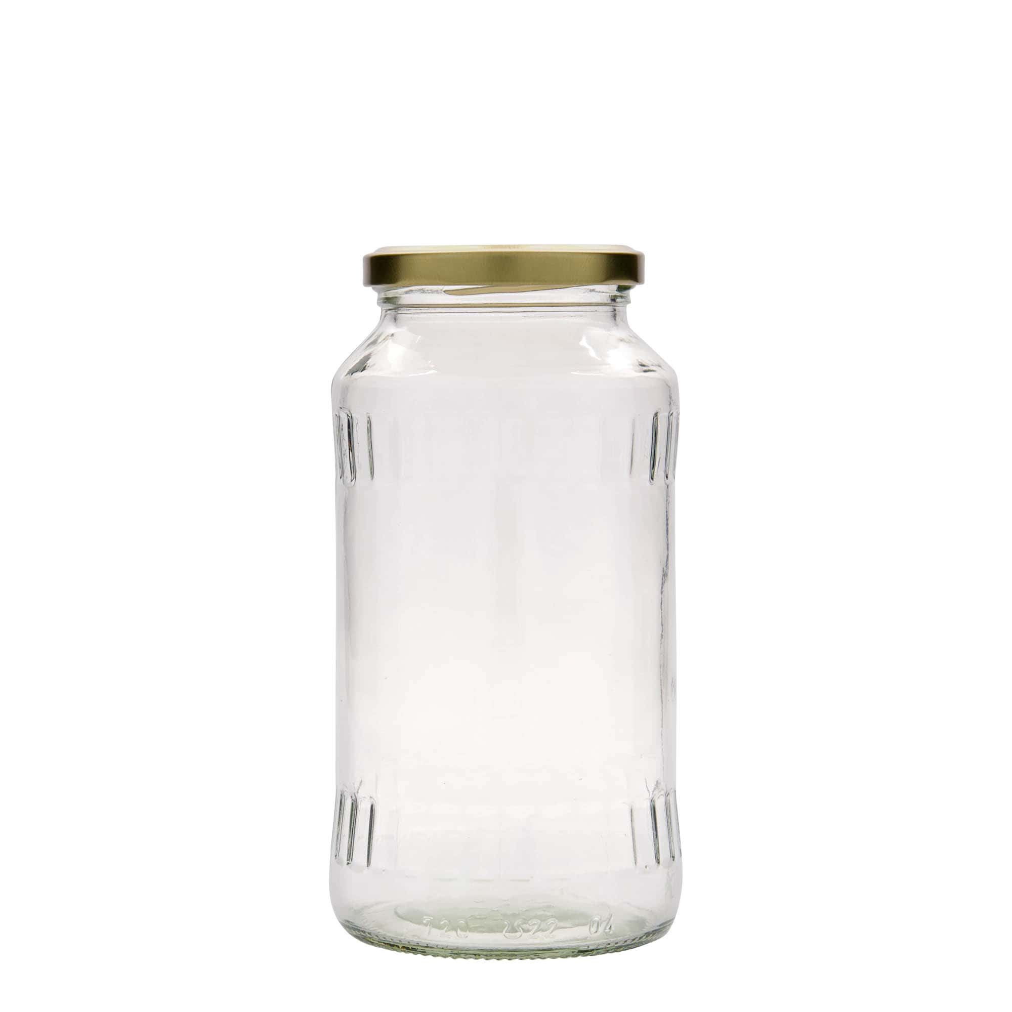 Βάζο με πτυχώσεις 720 ml, στόμιο: twist-off (TO 66)
