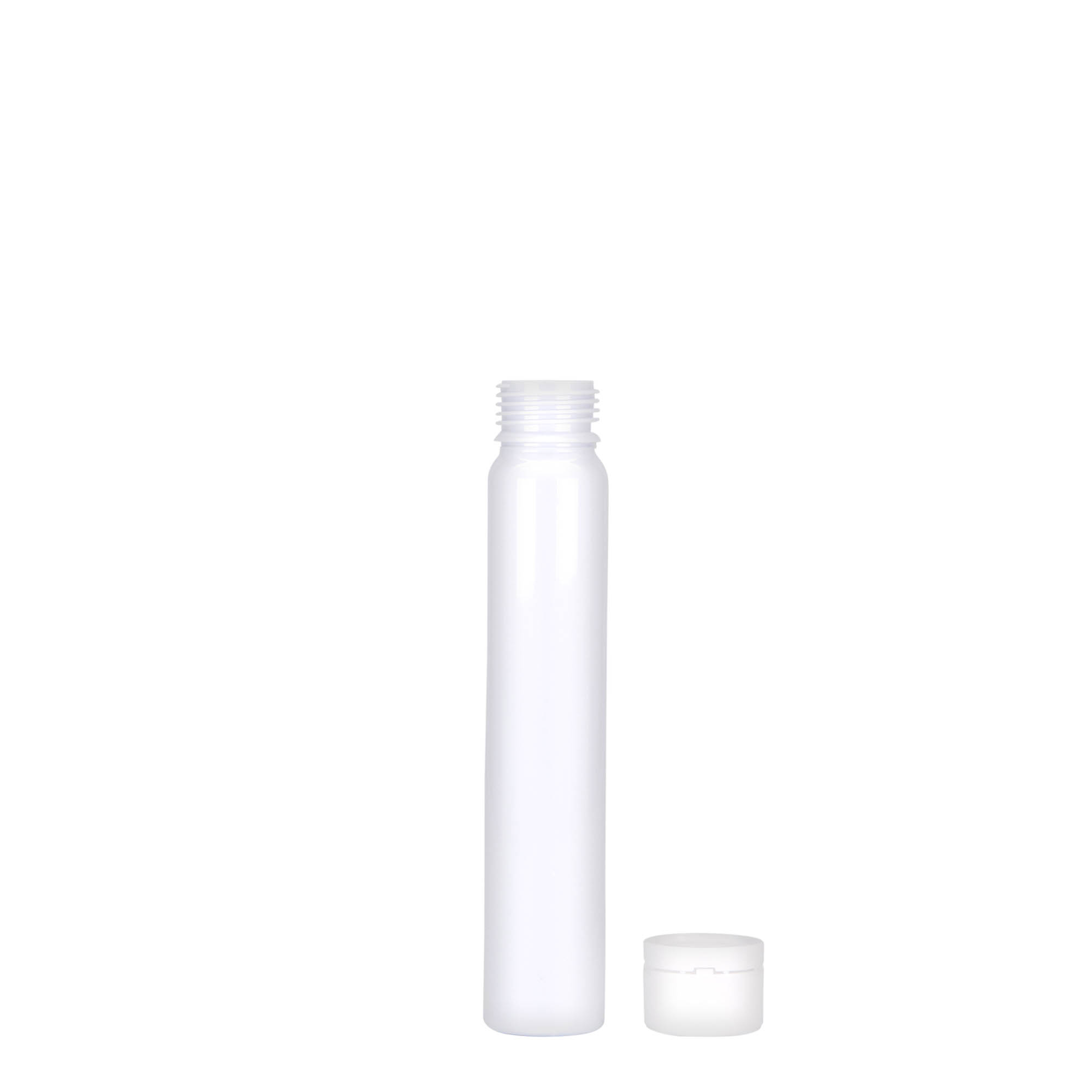 25 ml σωληνάριο PET, πλαστικό, λευκό, στόμιο: βιδωτό καπάκι