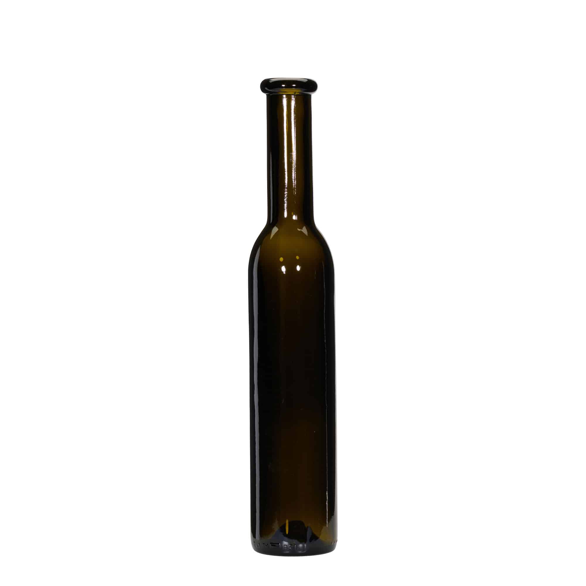 Γυάλινο μπουκάλι 'Rocky' 250 ml, πράσινο αντικέ, στόμιο: φελλός