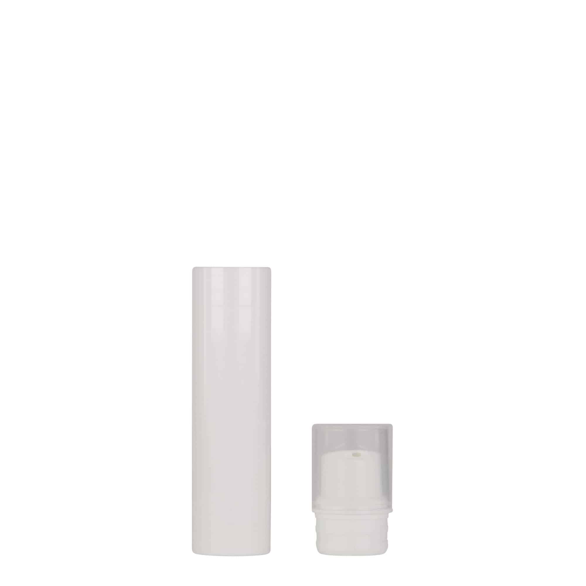 15 ml Airless Διανομέας 'Nano', πλαστικό PP, λευκό