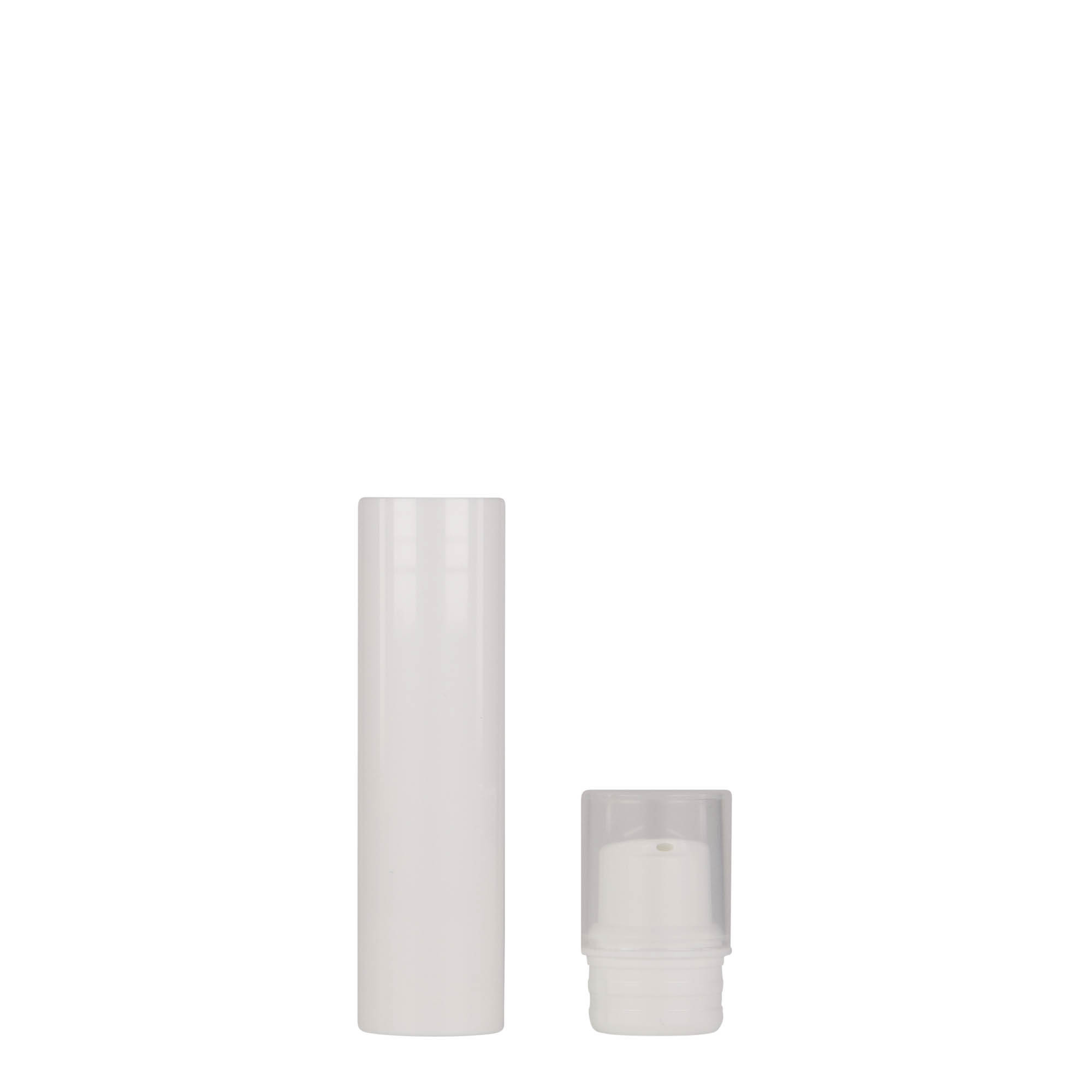 15 ml Airless Διανομέας 'Nano', πλαστικό PP, λευκό