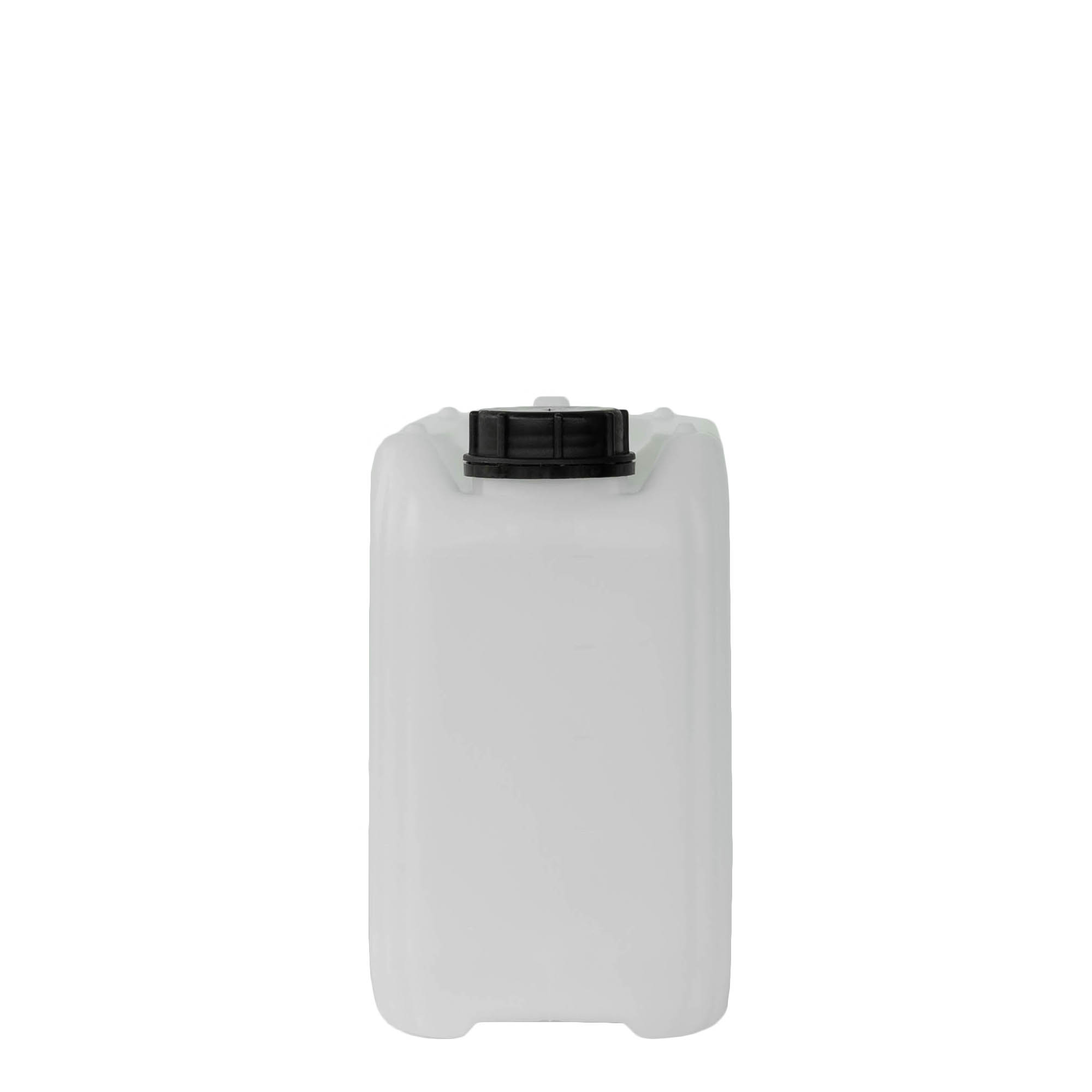 5 l δοχείο, ορθογώνιο, πλαστικό HDPE, φυσικό, στόμιο: ND 55