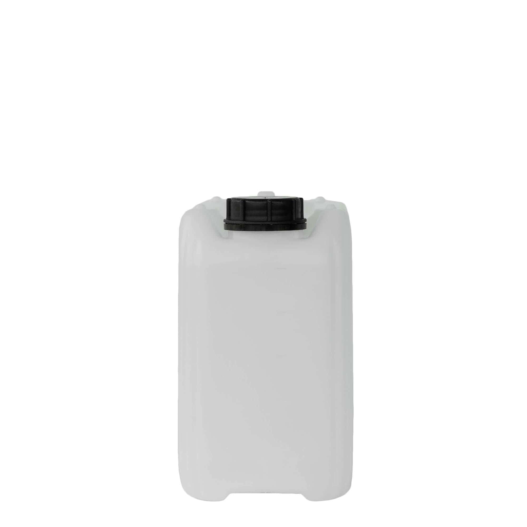 5 l δοχείο, ορθογώνιο, πλαστικό HDPE, φυσικό, στόμιο: ND 55