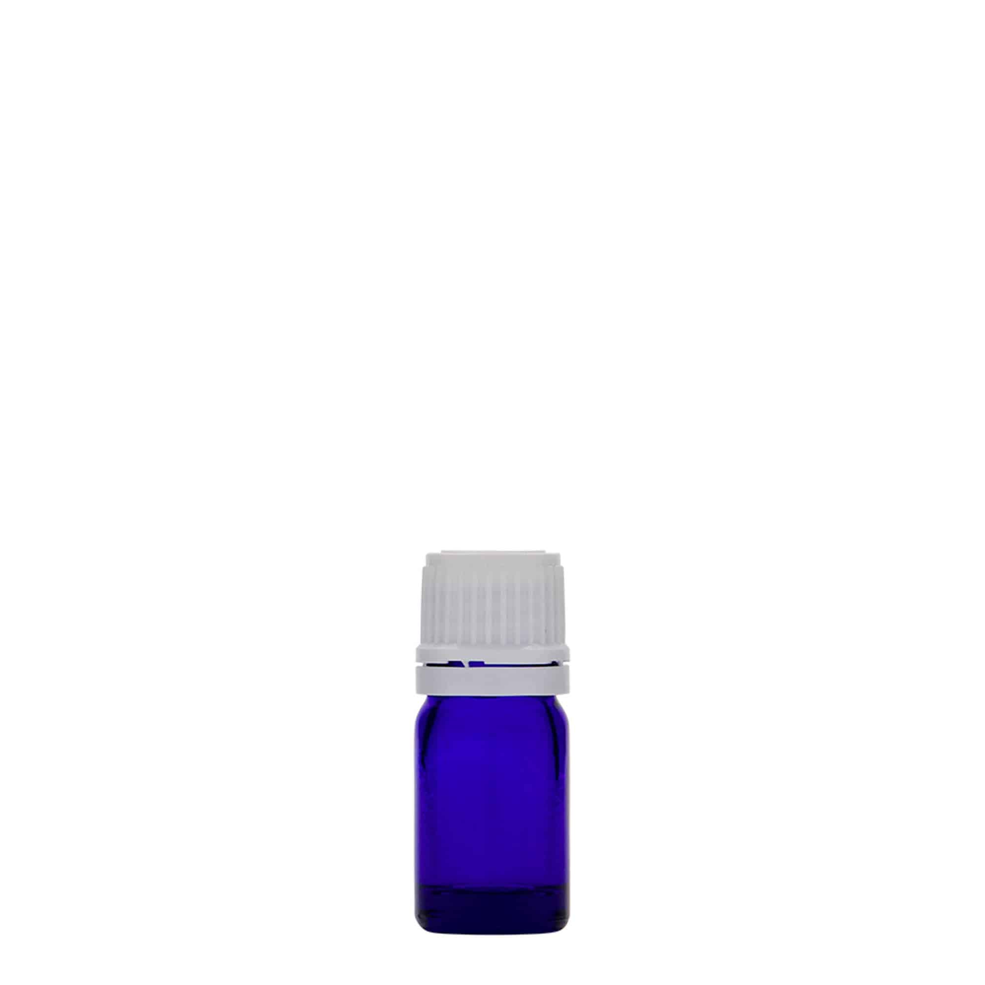 Μπουκάλι φαρμάκου 5 ml, γυάλινο, μπλε ρουά, στόμιο: DIN 18